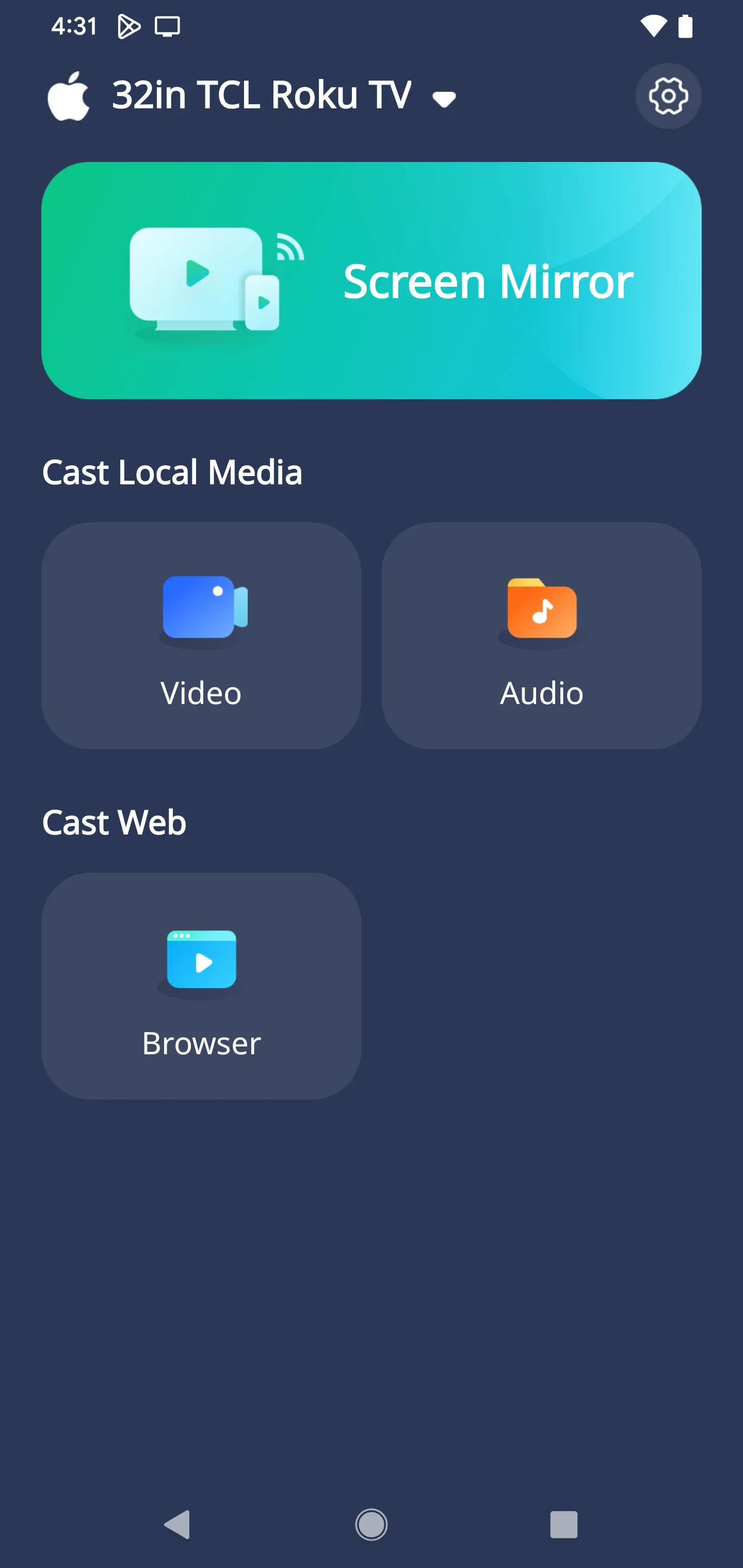 conectar Pixel a Roku TV con PigeonCast