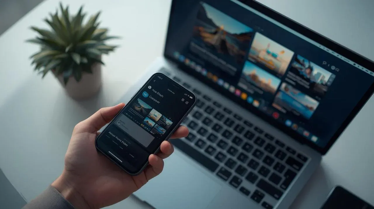 cast your phone to a laptop