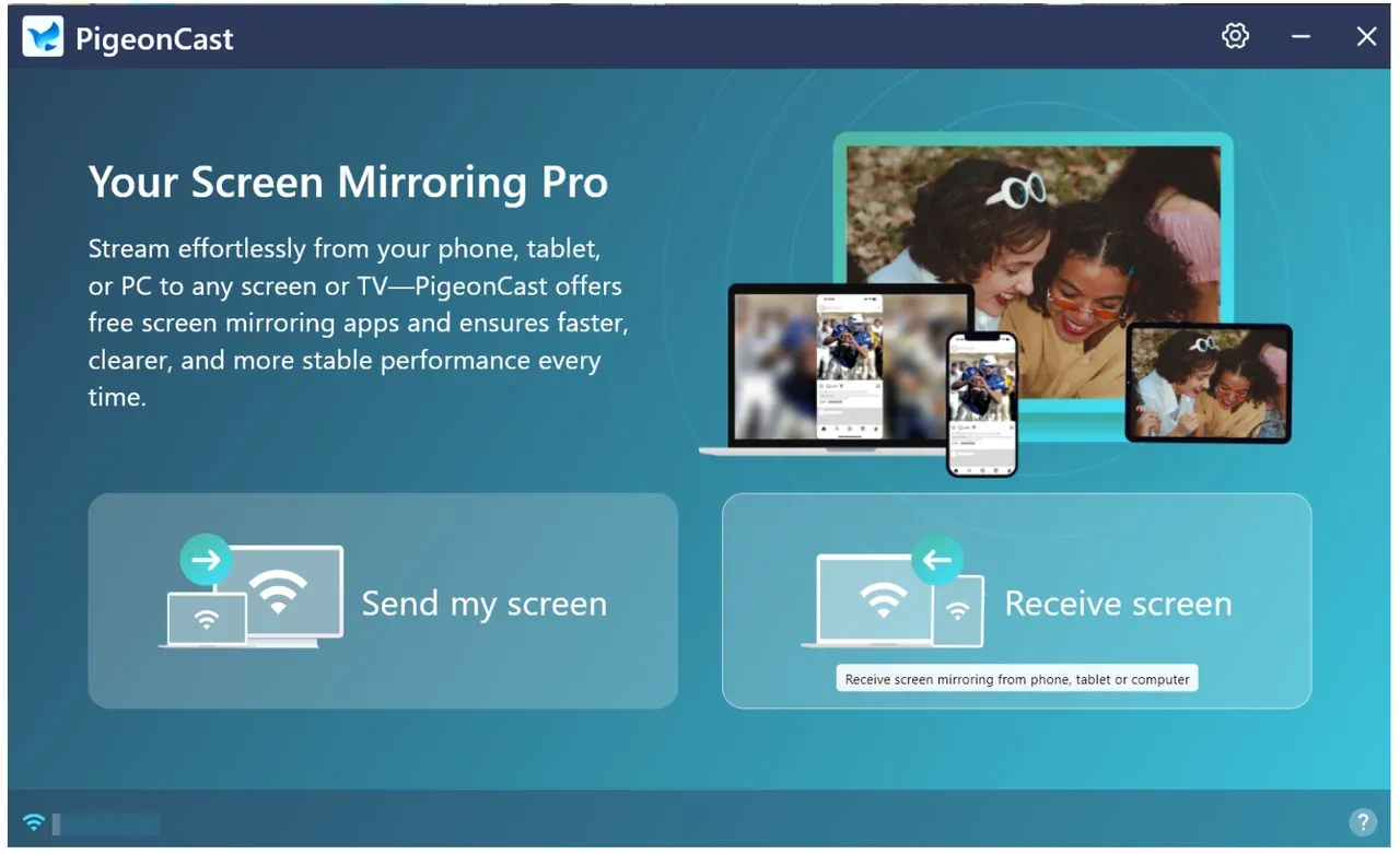 PigeonCast on Windows