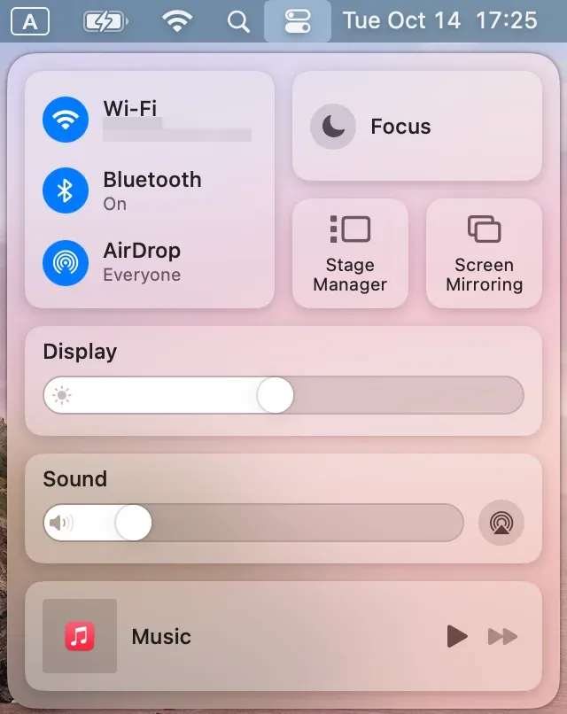 AirPlay on MacBook