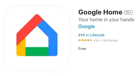 Google Home app