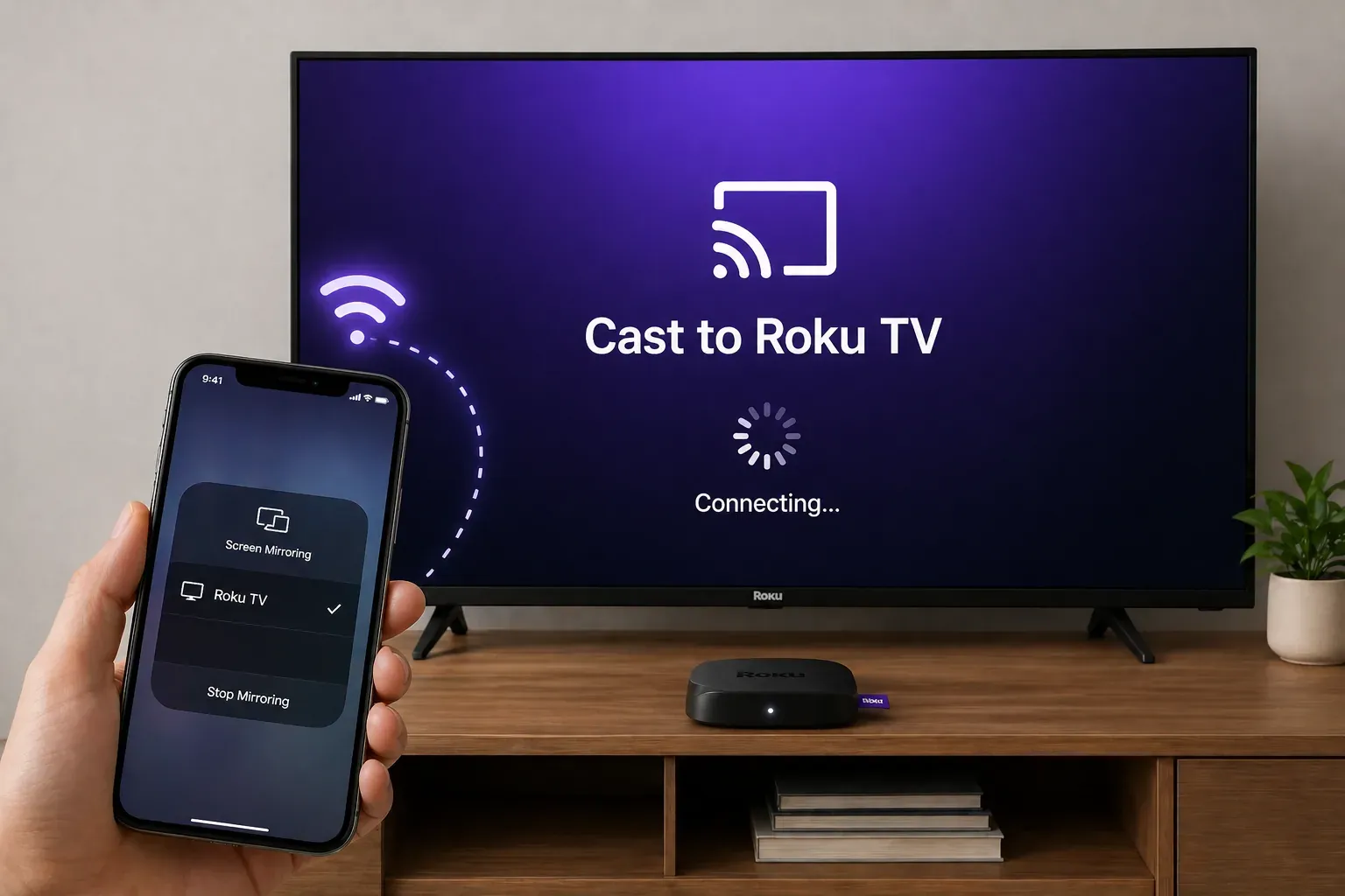 cast to Roku TV
