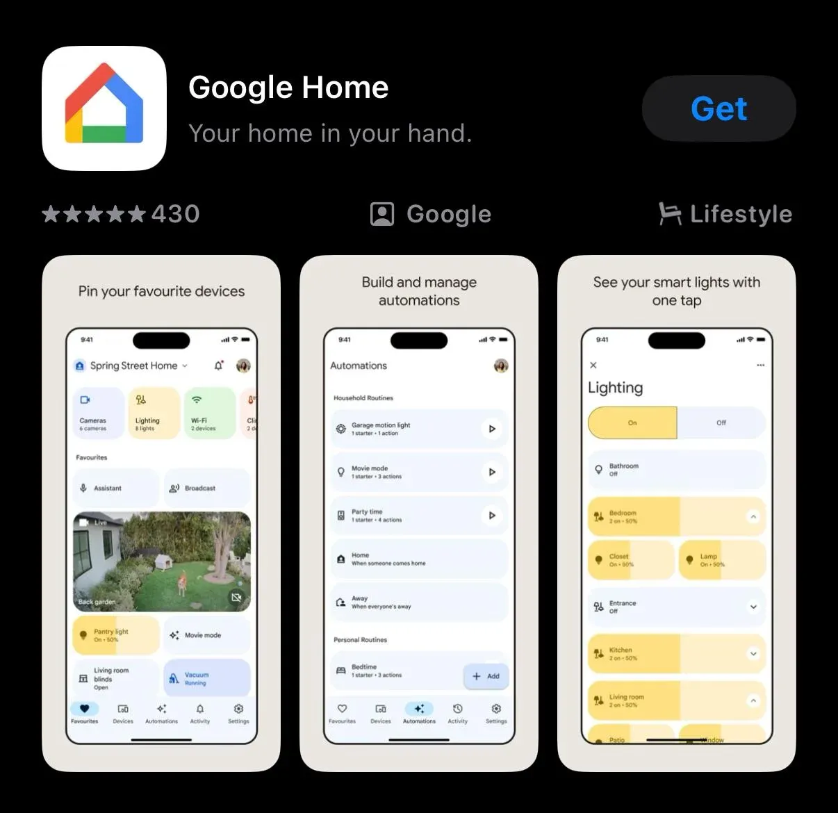 Google Home app
