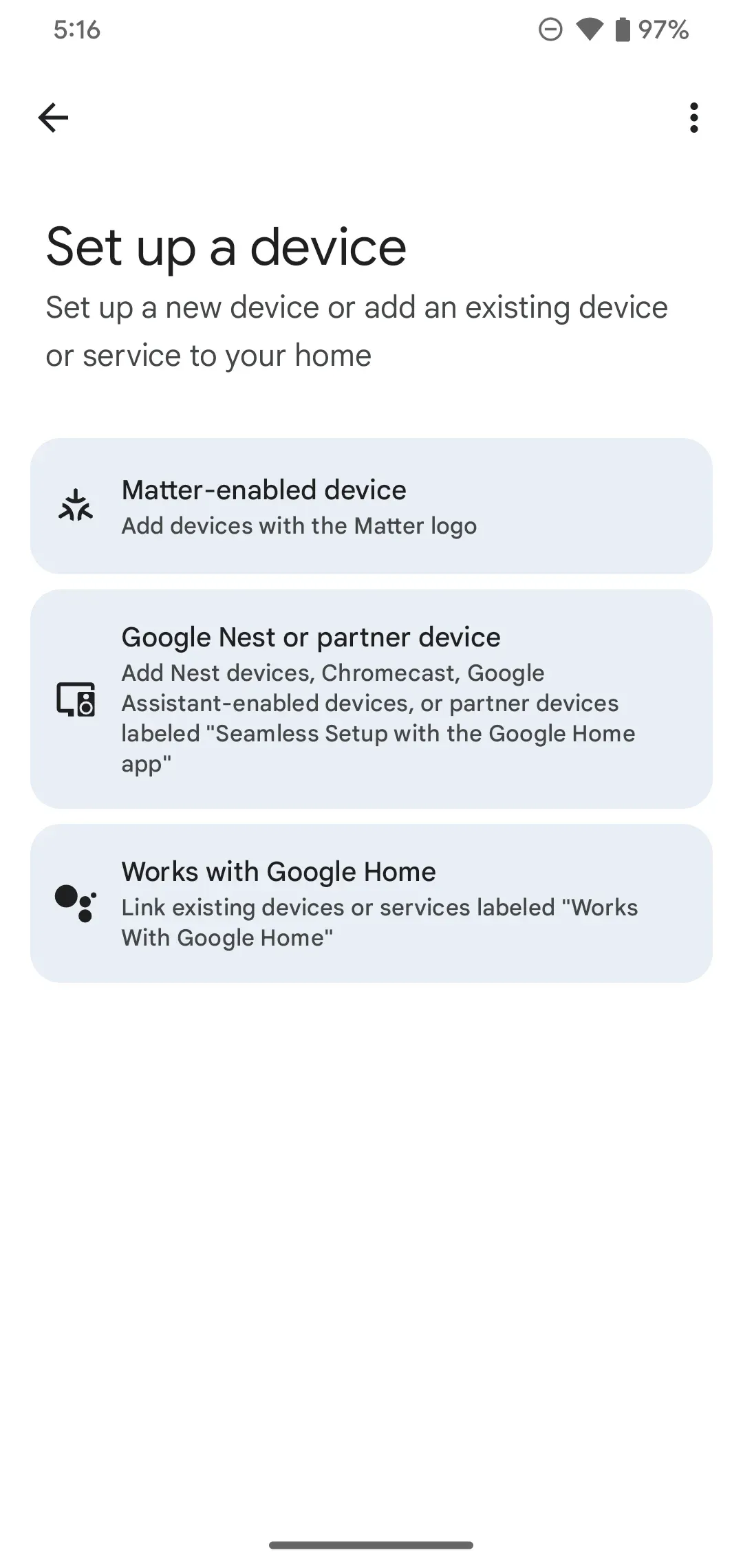 set up new devices
