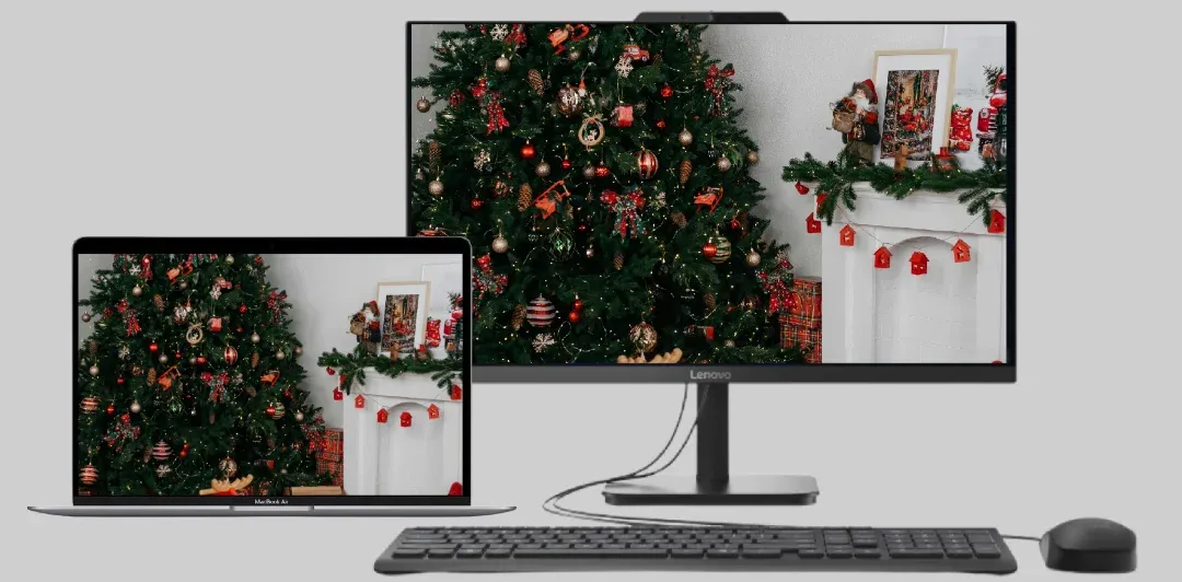 connect a laptop to a desktop computer for screen mirroring