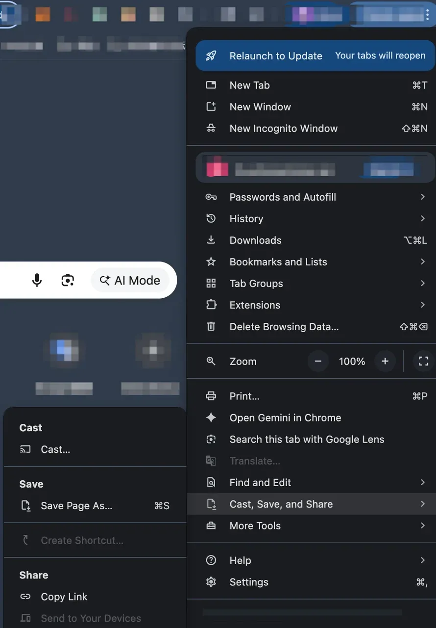 enable Cast function in Chrome