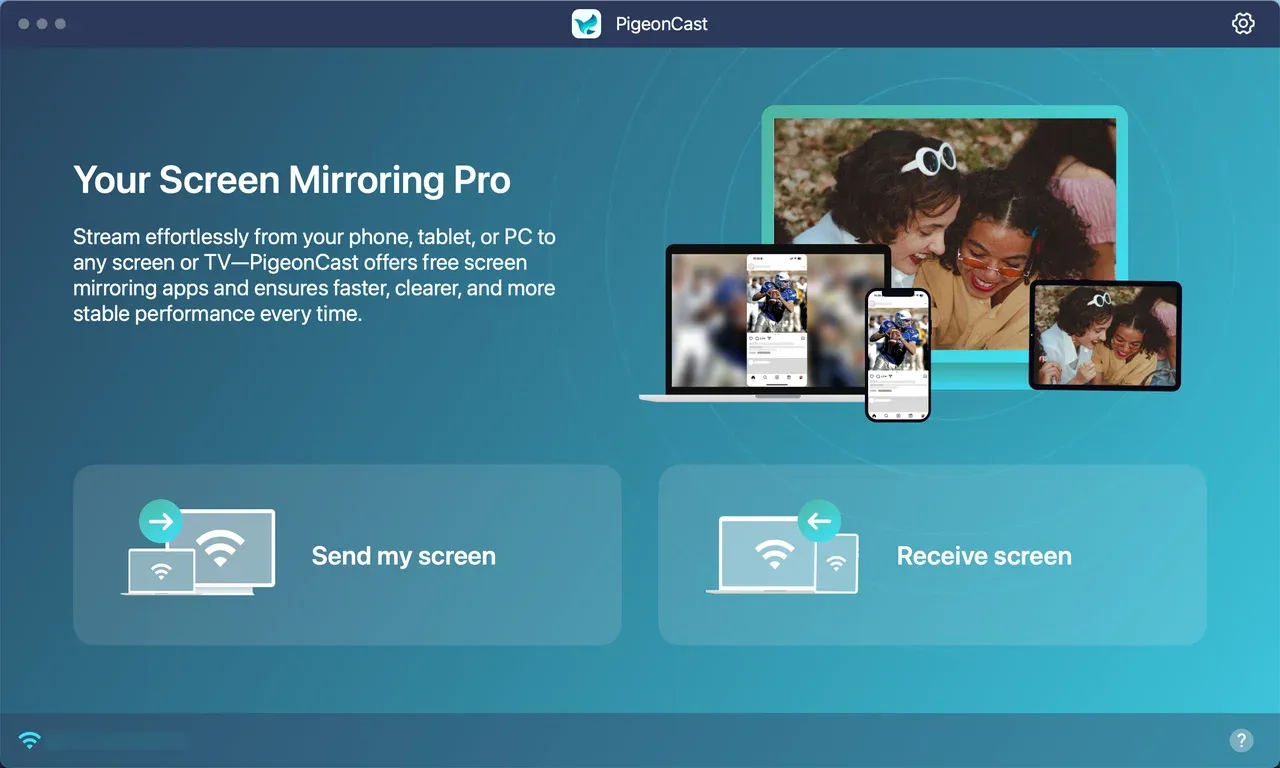 PigeonCast for Mac screen mirroring
