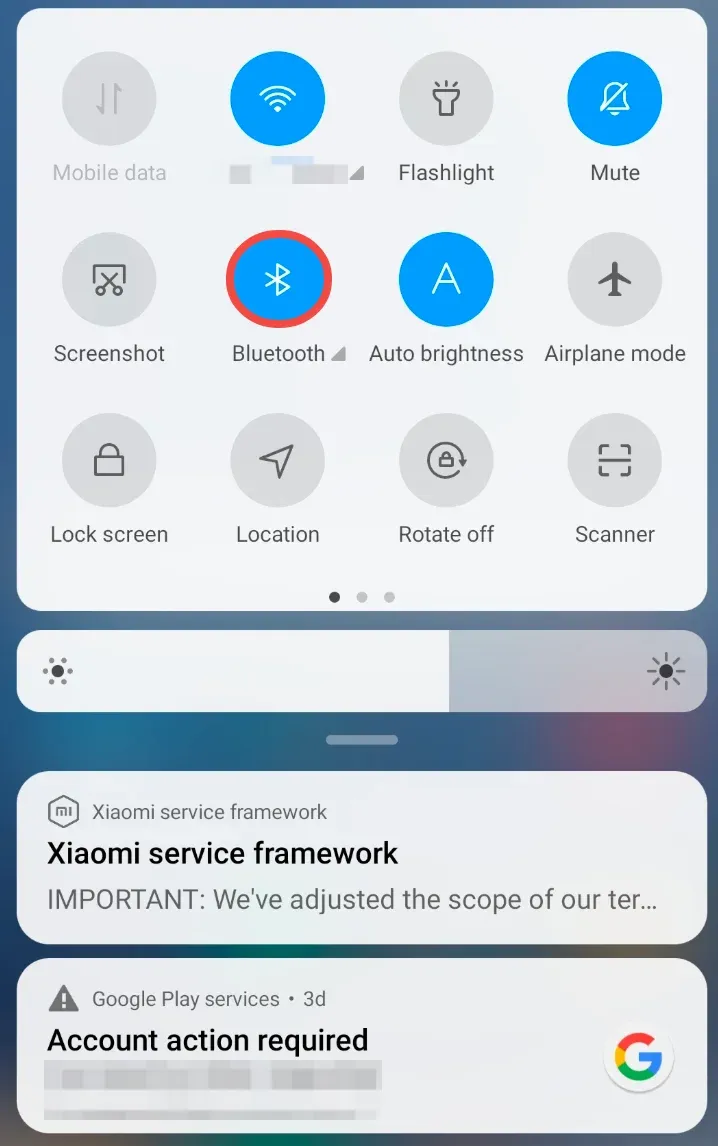 turn on Bluetooth on Android