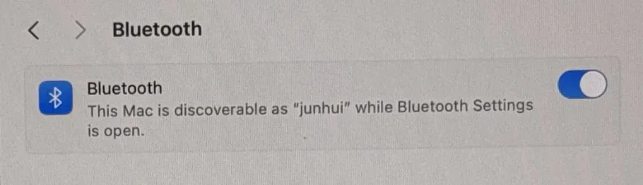 Bluetooth in Mac