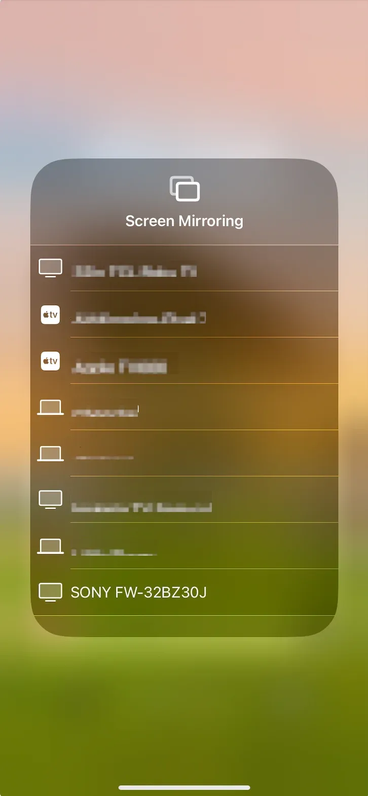 connect iPhone to Sony TV with AirPlay