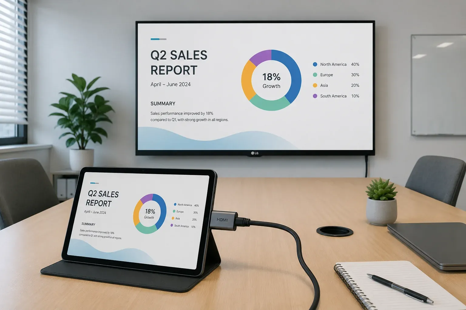 connect your tablet to TV with HDMI