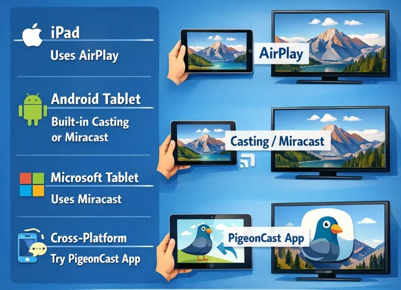 how to screen mirror tablet