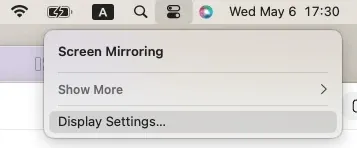 mirroring interface adjust