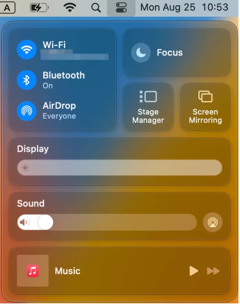 find Screen Mirroring on Mac