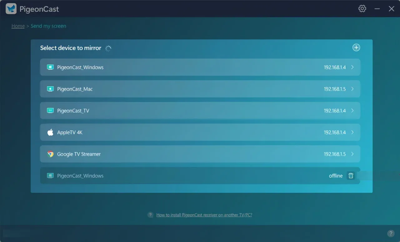 Device list