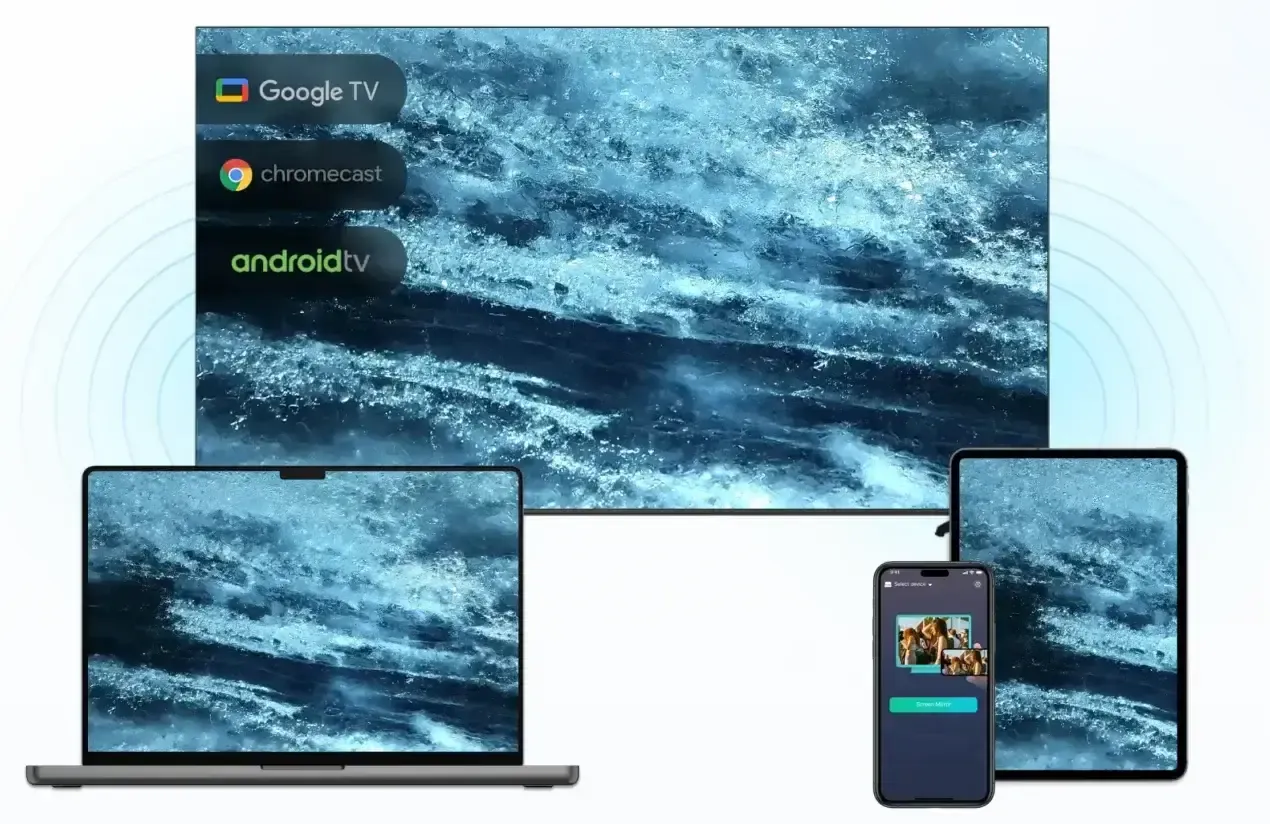 PigeonCast is a cross-platform screen mirroring app
