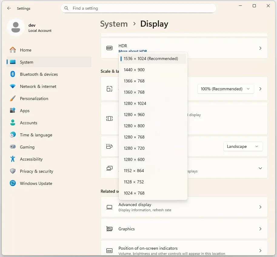 ajustar la resolución de pantalla del PC