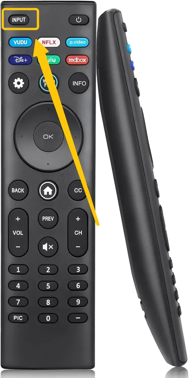 Input/Source button on remote