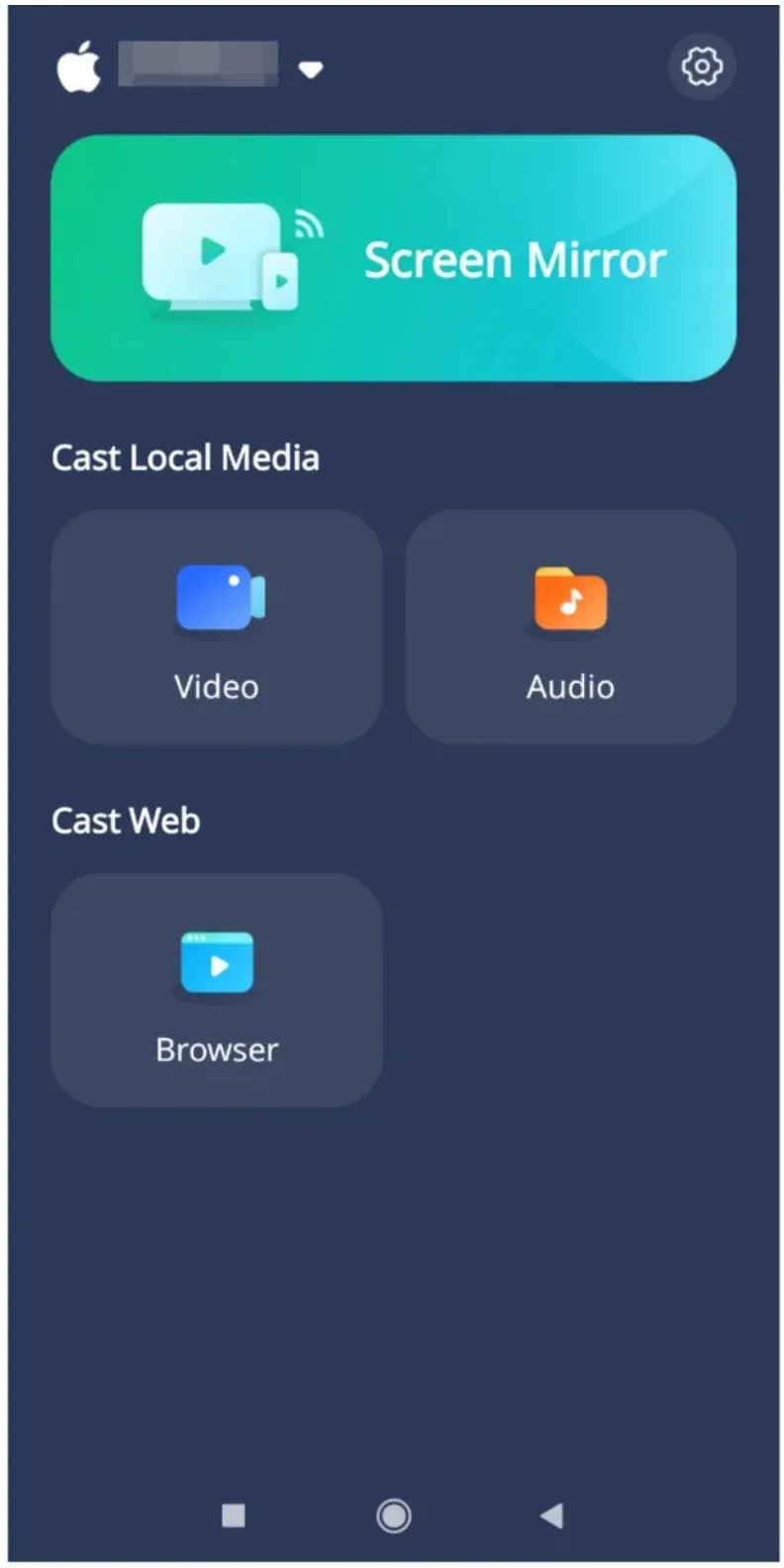 connect Android to TV via PigeonCast