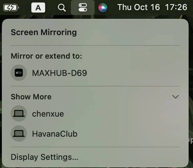 Device list