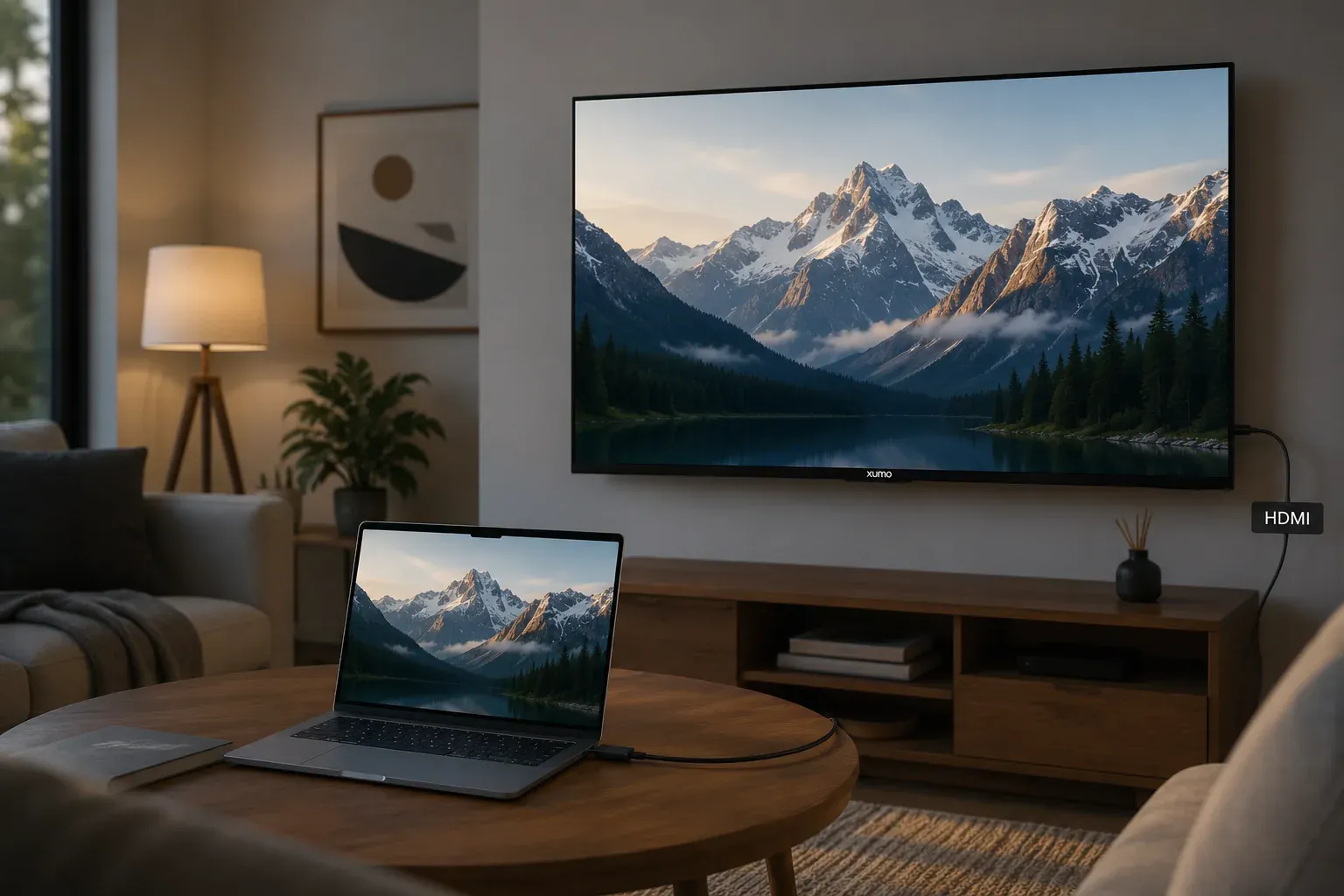 use HDMI to connect to Xumo TV