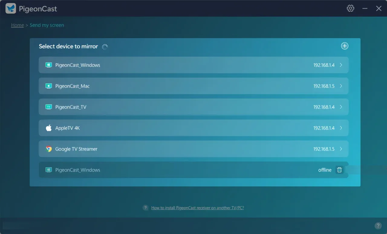 Device list