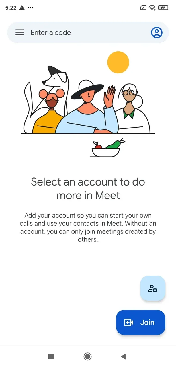 open Google Meet