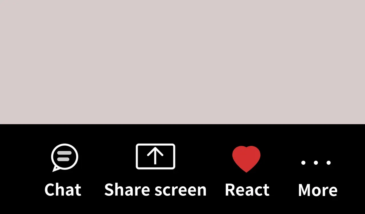 Skype's Share screen button