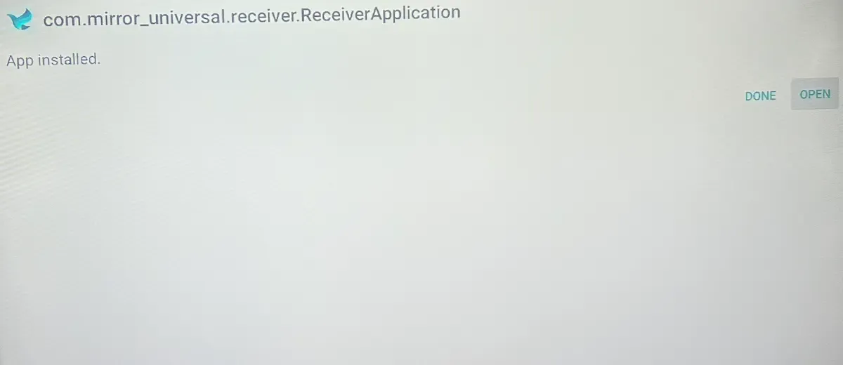 open PigeonCast on Google TV
