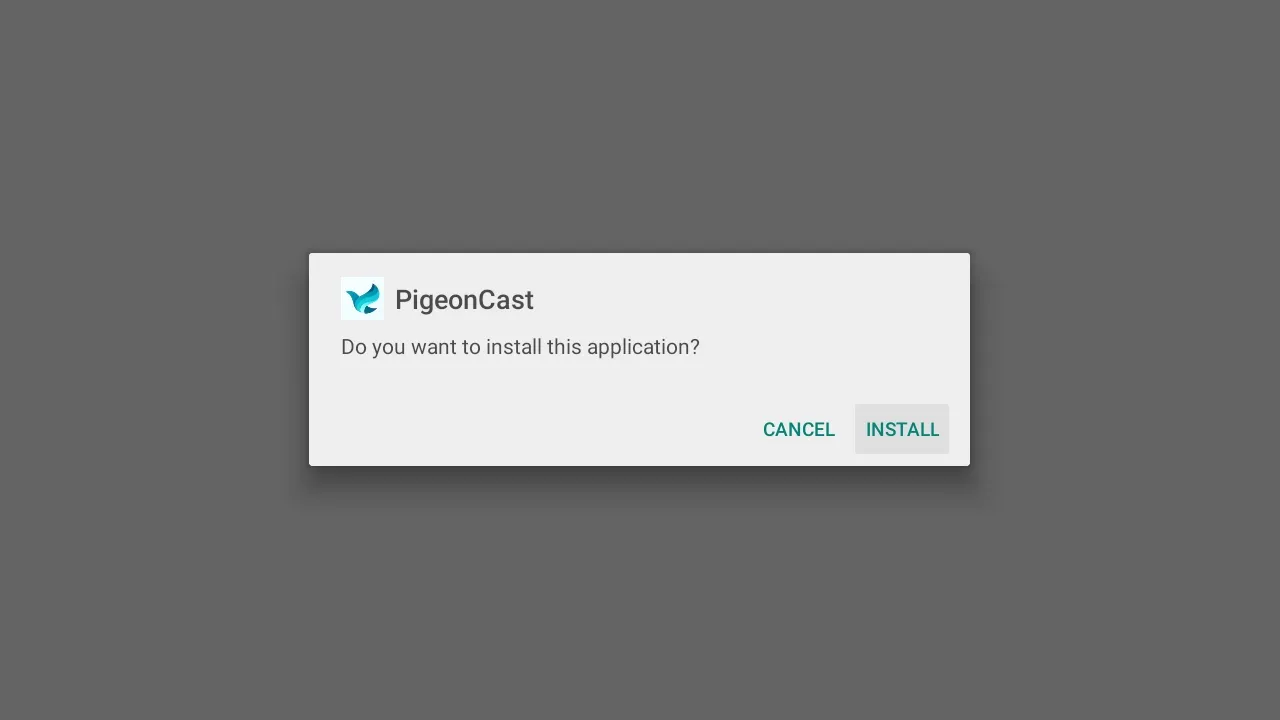 allow to install PigeonCast from USB