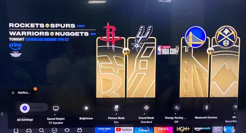 find All Settings on Samsung TV