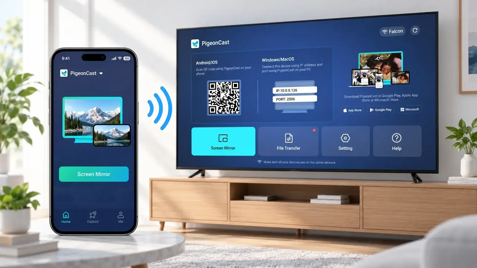 PigeonCast is an alternative to AirPlay