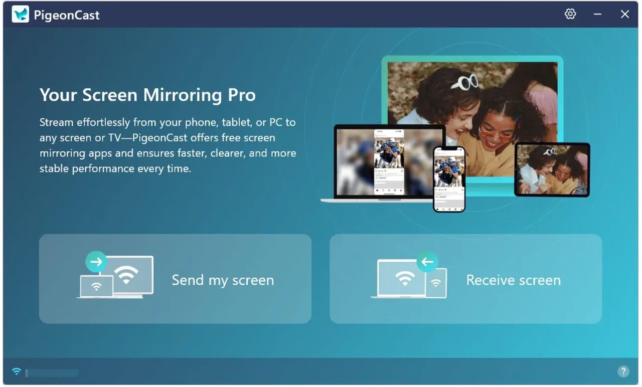open PigeonCast on Windows PC