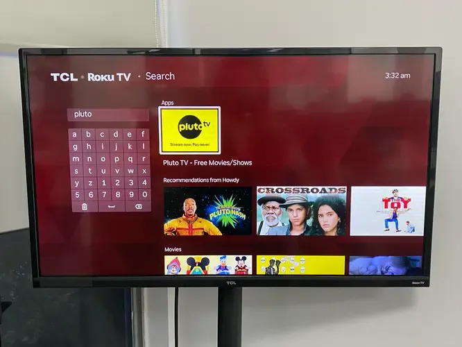 Streaming Store menu on Roku