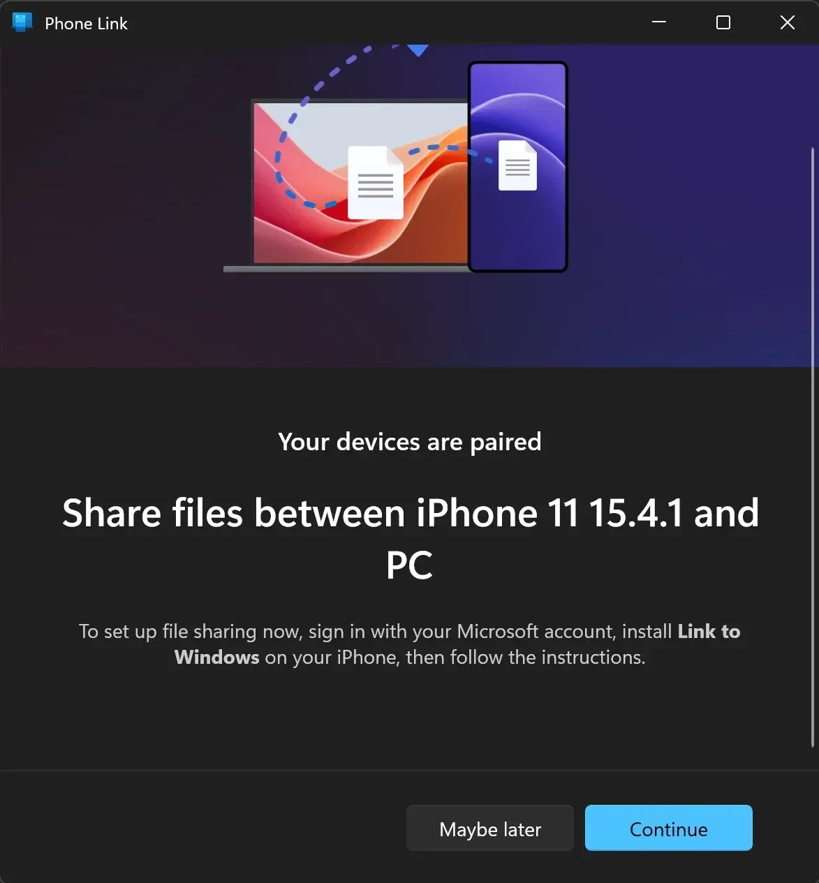 devices are paired