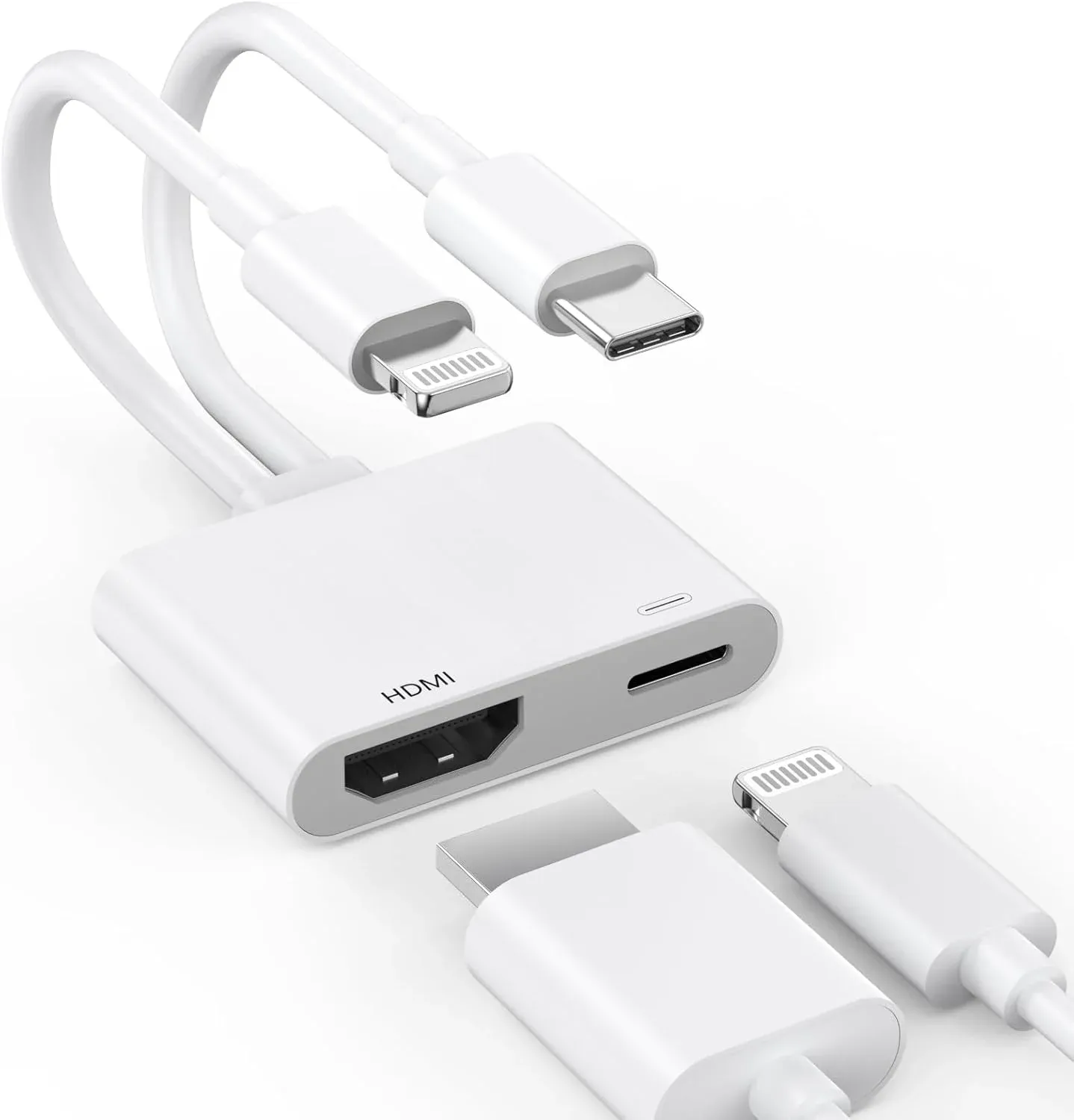 USB-C to HDMI Adapter and Lightning to Digital AV Adapter