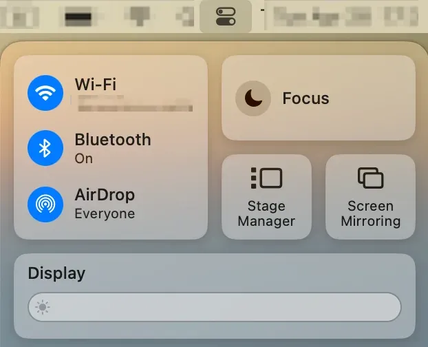 turn on Wi-Fi and Bluetooth and Mac