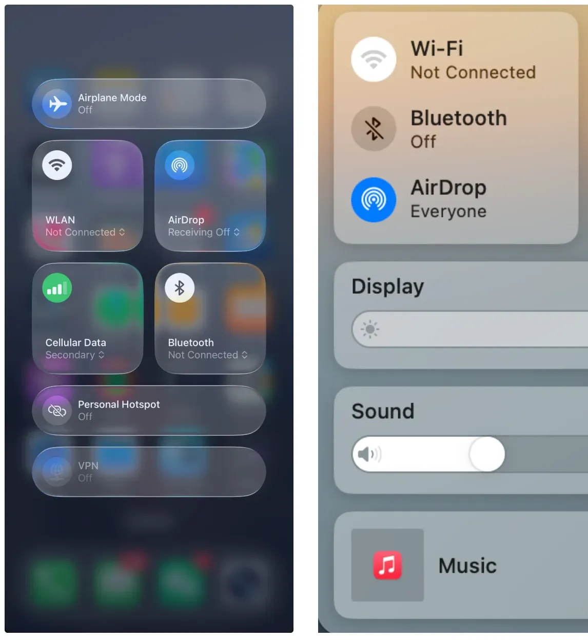 turn off Wi-Fi and Bluetooth on iPhone and Mac