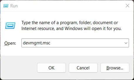 Windows + R