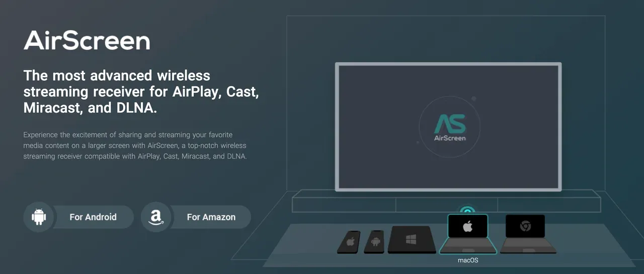AirScreen webpage