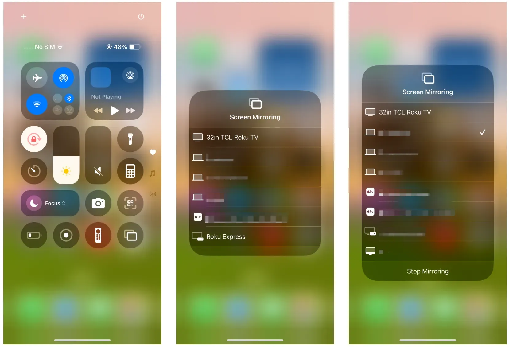 how to use AirPlay for screen mirroring