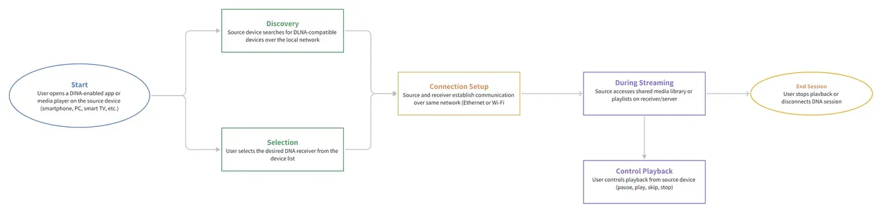 how DLNA works