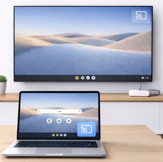 Mirror Chromebook to TV