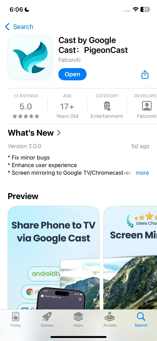 PigeonCast Screen Mirroring App on App Store