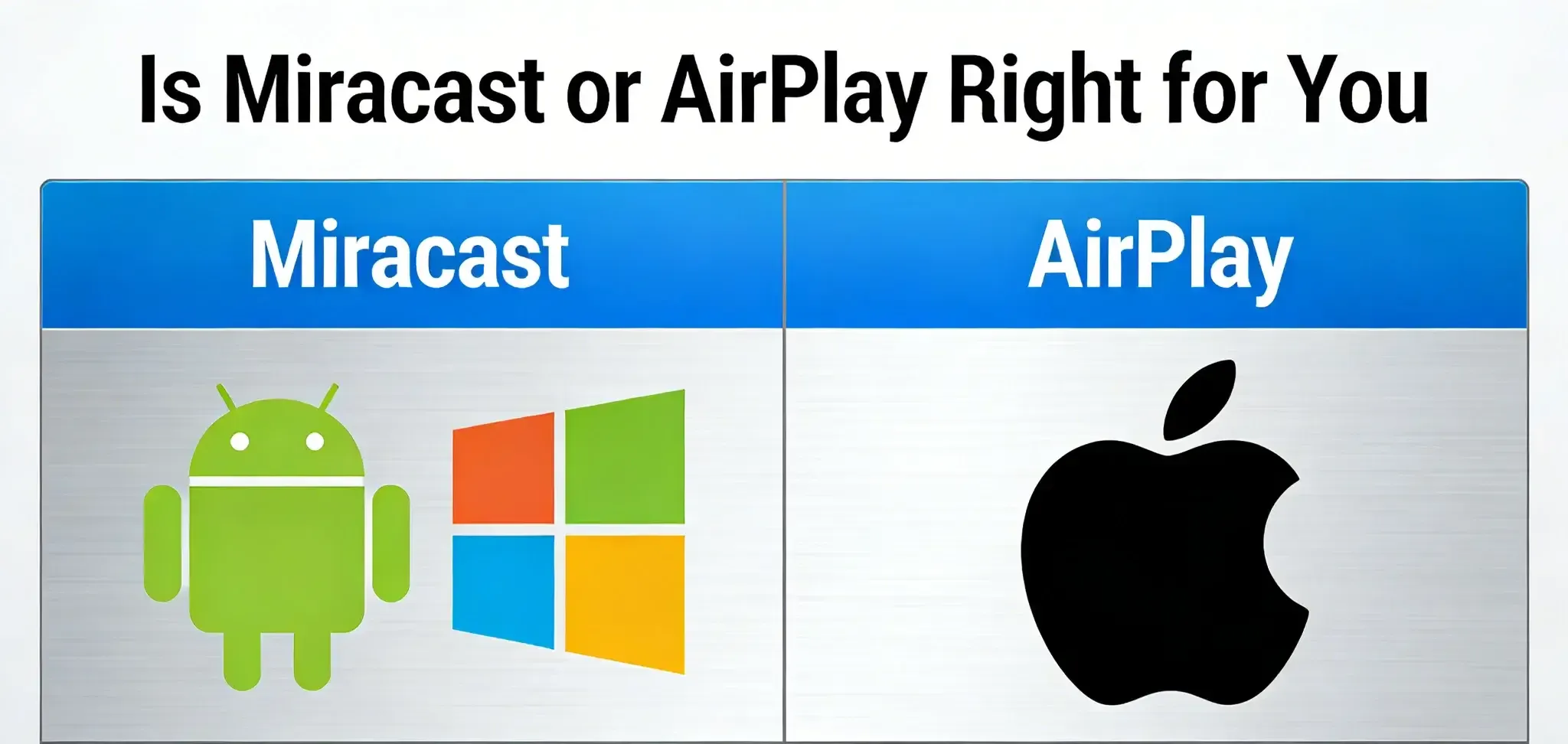 Is Miracast or AirPlay Right for You