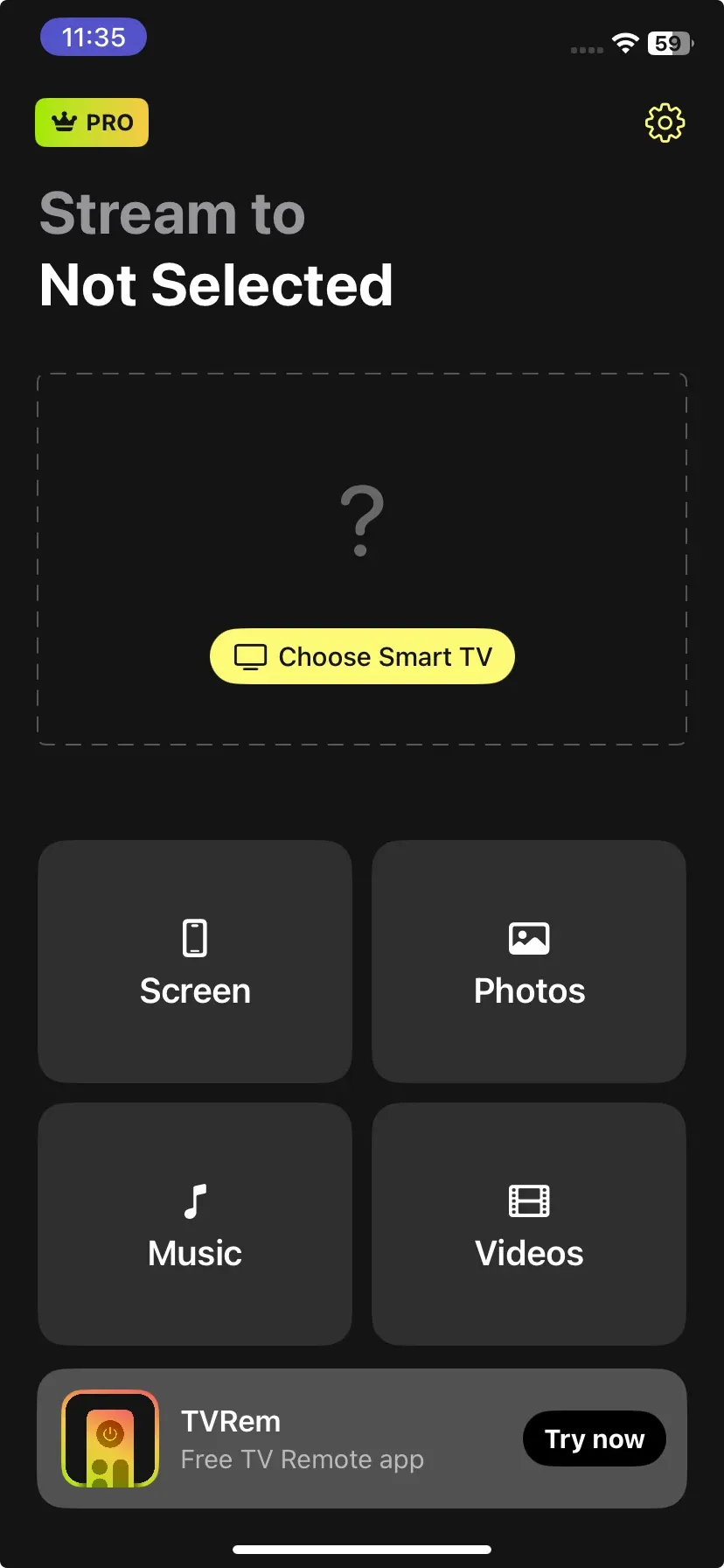 Docast menu