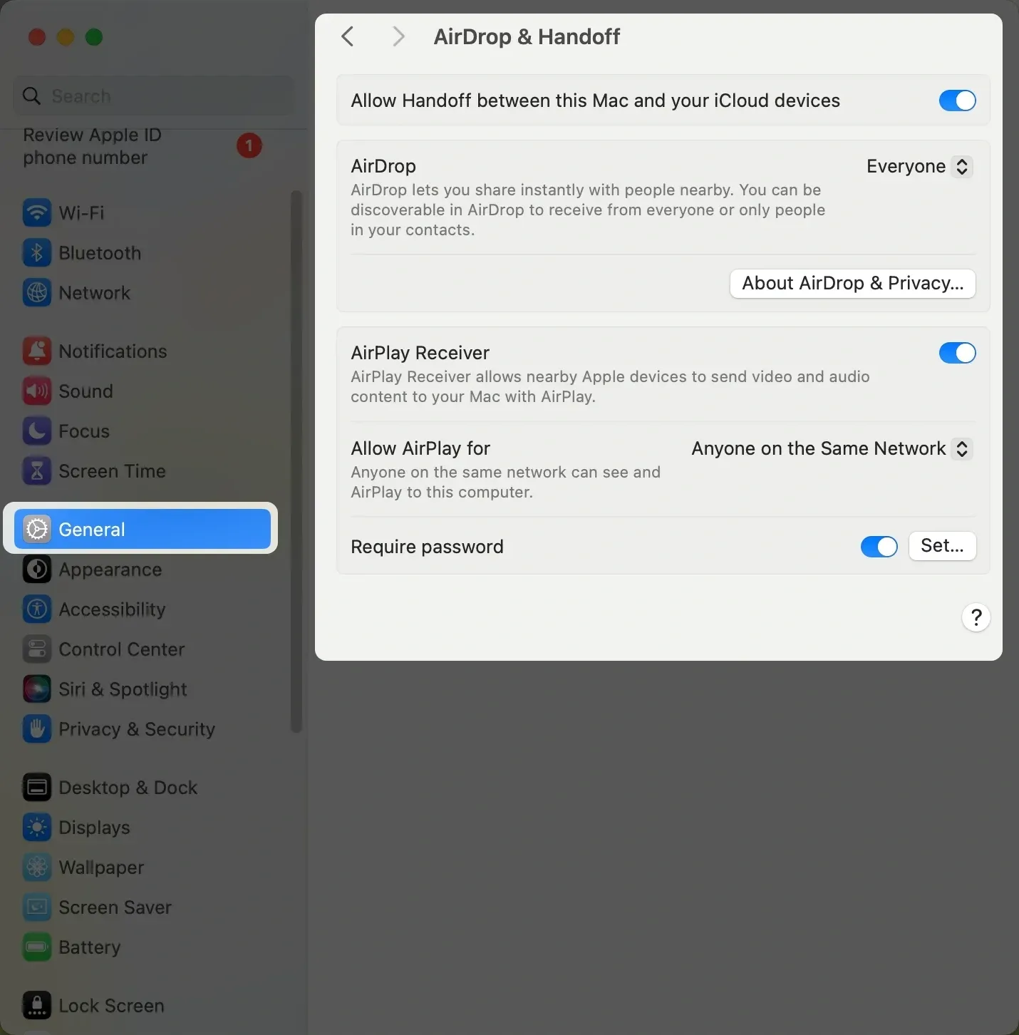 AirPlay Receiver
