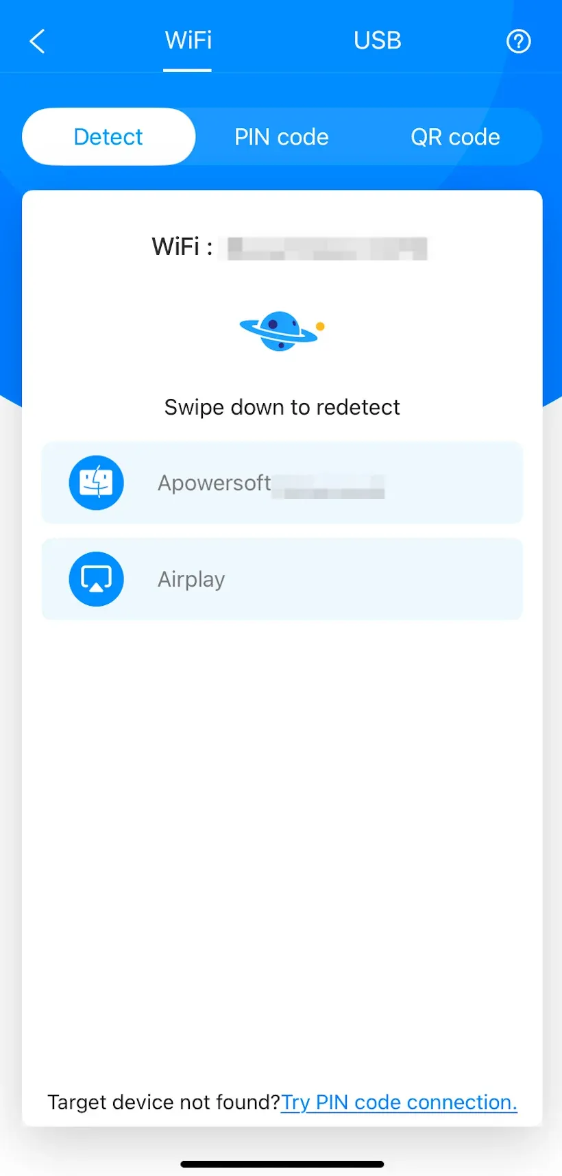 WI-Fi tab