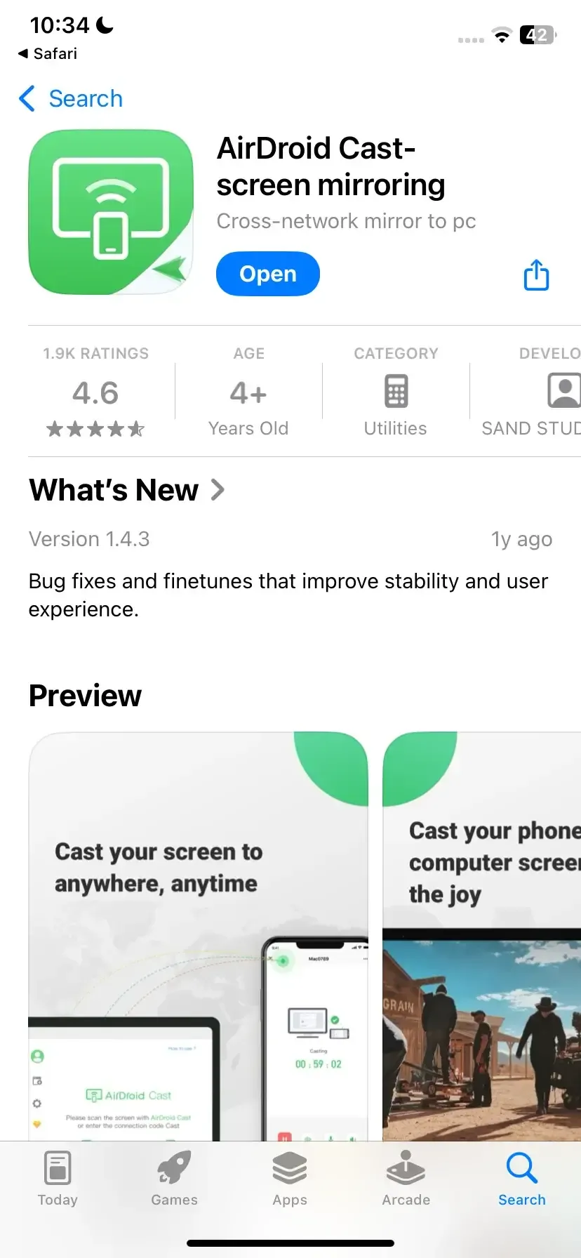 AirDroid Cast in App Store