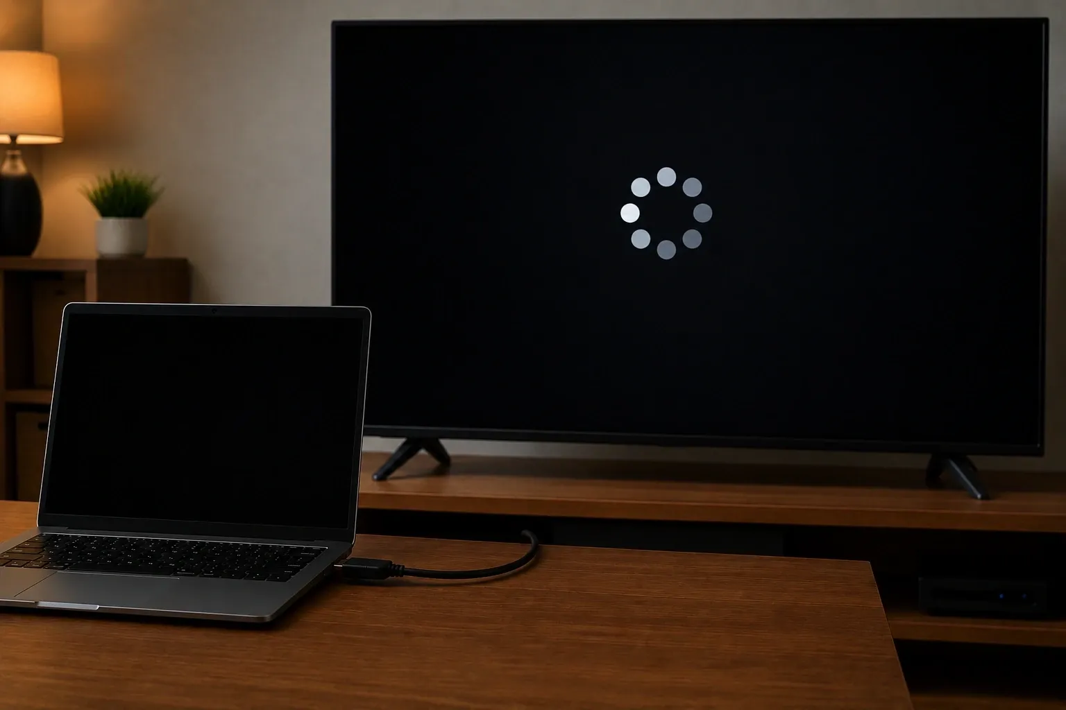 PC to TV connection failing